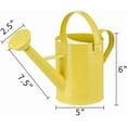 thumbnail image 5 of Watering Can Metal Watering Pot with Handle and Rosehead Modern Style, 11.4”W x 4.72”D x 8.66”H, 55 Oz.,Yellow, 5 of 7