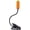 Dual Red & Amber, variant on Amber Book Light, Rechargeable Clip-On Blue Light Blocking LED Reading Light, 1600K Warm Eye Care for Bed, Students, Kids, Travel, Nursing, Studying