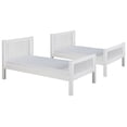 thumbnail image 2 of Camaflexi Twin over Twin Bunk Bed - Mission Headboard - White Finish, 2 of 2