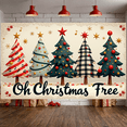thumbnail image 4 of Decorative Design Christmas Trees Festive Celebration Musical Elements Christmas Decoration for Holiday Party Winter Event Family Gathering, 4 of 9