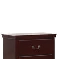 thumbnail image 2 of Benjara BM219809 Transitional Style 2 Drawer Wooden Nightstand with Sled Base, Brown, 2 of 5