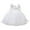 White, variant on HNMKIU Baby Girls Sleeveless Solid Color Party Dress With Floral Bow And Ruffle Hem Tutu Skirt For Toddler 6M 24M Holiday Celebration Dress Gown Fors Pink,18-24 Months