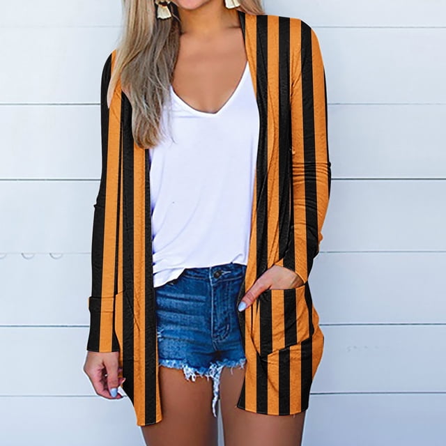 Cardigan pour Femmes Mode Cardigan Ample à Manches Longues Blouse Cardigans Fins pour Femmes Léger en Liquidation