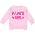 thumbnail image 2 of Inktastic Papa's Girl Toddler Sweatshirt, 2 of 4