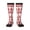 3 Black, variant on Women's Knee High Socks Canadian Flag Pattern Outdoor Casual Tube Socks