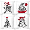 thumbnail image 4 of Funda de cojín navideña de 45 x 45 cm, funda de almohada con decoración navideña, fundas de cojín para el hogar, regalos navideños 2023, fundas de almohada, 4 of 5
