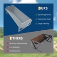 thumbnail image 4 of M optimized Animal Feed Container, 22 Gallon Volume, 45" Fodder Dispenser, Robust Steel Animal Trough, Steel Goat Feeding Trough for up to 10 Goats in Horse, Sheep, Hog Farm Sheds, 4 of 8