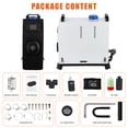 thumbnail image 3 of EastVita 12V 8KW Diesel Air Heater,Remote Control and LCD Display Diesel Heater with Silencer,Fast Heating Diesel Heater for Car RV Trailer Van Boat and Trailer, 3 of 9