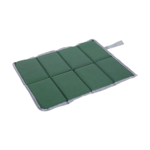 Cojín para acampar, tela Oxford, resistente a la humedad, impermeable, portátil Verde