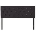 thumbnail image 2 of Home Design Concetta Full Tufted Upholstered Adjustable Headboard, Black, Velvet with Diamond Button Tufting, Modern Bedroom Furniture, 2 of 5