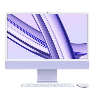 Restored 2023 Apple iMac 24-inch with M3 Chip, 8-Core CPU, 10-Core GPU, 8GB RAM, 256GB SSD, Purple (Refurbished)