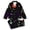 AA-#Black207, variant on WOYY Girls Halloween Pajama Set Notch Collar Long Sleeve Shirt with Pants PJs, Sizes 3-14