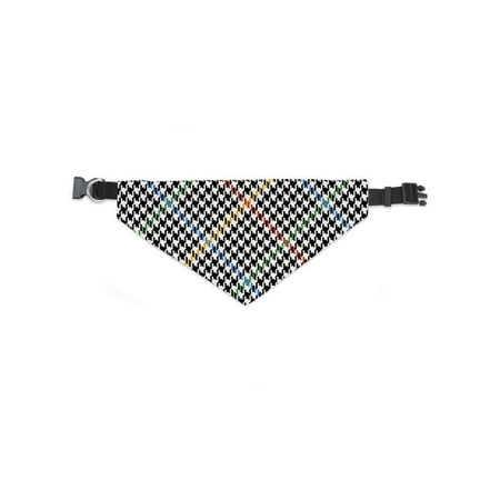 Chic Tweed Checkered Pattern Bandana -Image by Shutterstock, x-Large