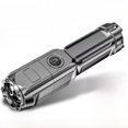 thumbnail image 1 of Linterna de luz fuerte, recargable, para uso doméstico, duradera, fuerte, para exteriores, súper brillante, con zoom remoto, pequeña, portátil, linterna de mano, 1 of 2