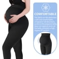 thumbnail image 5 of MISS MOLY Maternity Shapewear High Waisted Pregnancy Anti Chafing Body Shaper Seamless Underwear Slimming Panties Belly Support Leggings, 5 of 9