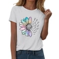 thumbnail image 2 of Basic T Shirts for Women Everyday Casual Loose Fit Summer Short Sleeve, 2 of 6