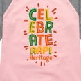 thumbnail image 3 of Instant Message - Celebrate AAPI Heritage - Toddler & Youth Girls Raglan Graphic T-Shirt, 3 of 5
