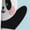 Black, variant on Cute Panda Bear Women's Straight Lounge Pajama Pants: The Epitome of Relaxed Sleepwear