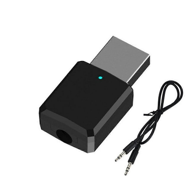 USB Bluetooth 5.0 Wireless Audio Adapter Transmitter Receiver 2 in 1 for TV Laptop Car Home Audio System