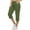 Army Green, variant on Womens Cargo Capris with Pockets Loose Fit Casual Capri Pants Dressy Lightweight Ladies Baggy Cropped Pants for Hiking