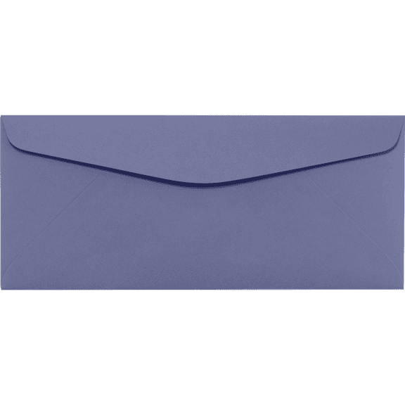 LUXPaper #10 Regular Envelopes, 80lb. Wisteria Purple, 4 1/8 x 9 1/2, 50 Pack