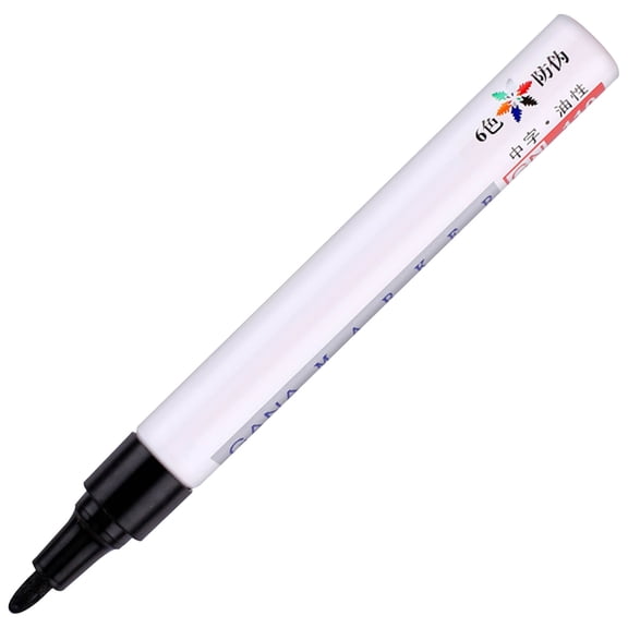 Black Paint Pen,Paint Pen For Metal,Black Paint Pen For Metal,Touch Up Paint Pen,Fine Point Paint Pen,Tire Paint Marker,Oil Based Waterproof Markers For Tire,Rubber,Wood,Rocks,Metal,Medium Point