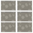 thumbnail image 1 of Tapete de mesa minimalista de jacquard de viento, resistente al agua y antideslizante, almohadilla aislante fácil de limpiar, 6 uds., 1 of 5