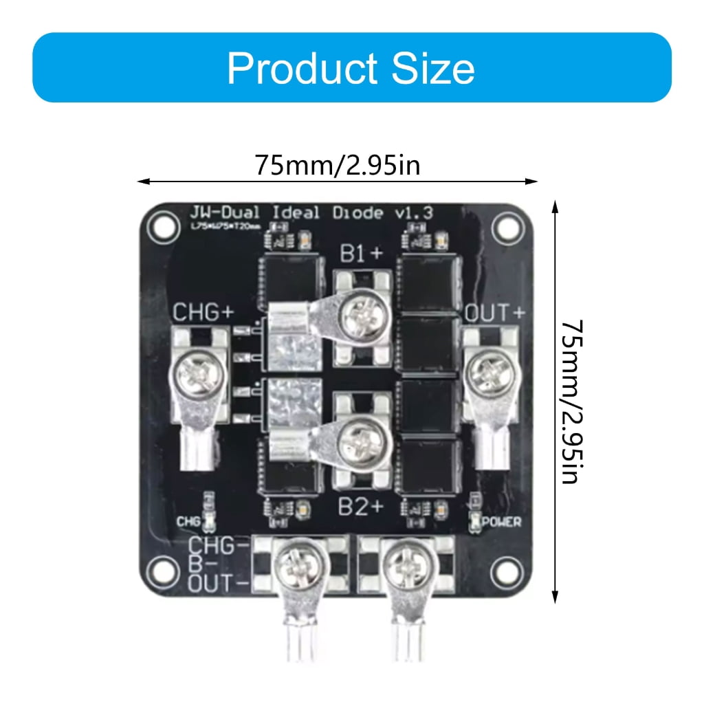 Ideal Diode 75V 50A Sufficient Current Station Industrial Control Redundancy Controller Module Photovoltaic Solar Base