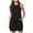 Black, variant on Women Short Dress Sleeveless Mini Tank Casual Workout Sport Tennis Athletic With 2 Pockets