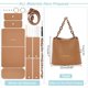 thumbnail image 2 of Kit para hacer bolsos de mano de cuero sintético, bolso bandolera de cuero sintético, bolso de mano, kit para coser, bolso de mano de moda hecho a mano, suministros de costura., 2 of 9