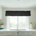 thumbnail image 2 of Solid Poplin Window Valance 58" Wide Charcoal, 2 of 4
