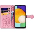 thumbnail image 6 of Crossbody Wallet Cell Phone Case for Samsung Galaxy A04S/A13 5G (Not 4G), Cute Cat Dog Cartoon Style Flip Case Cover with Removable Lanyard Strap for Samsung Galaxy A13 5G/A04S MGG Pink, 6 of 12