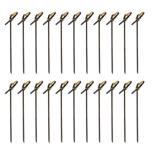 200 Pcs Metal Toothpicks Swizzle Stick Picks Appetizers Sticks Metal Food Picks Cocktail Forks