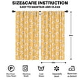 thumbnail image 2 of Blackout Kids Curtains,Yellow Daisy Flower Retro Pattern Childrens Insulated Curtains Set Of 2,Bedroom Essentials,Toddler Room Decor 42"x84", 2 of 5