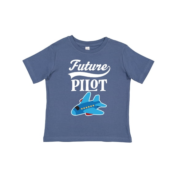 Inktastic Future Pilot Childs Airplane Flying Boys or Girls Toddler T-Shirt