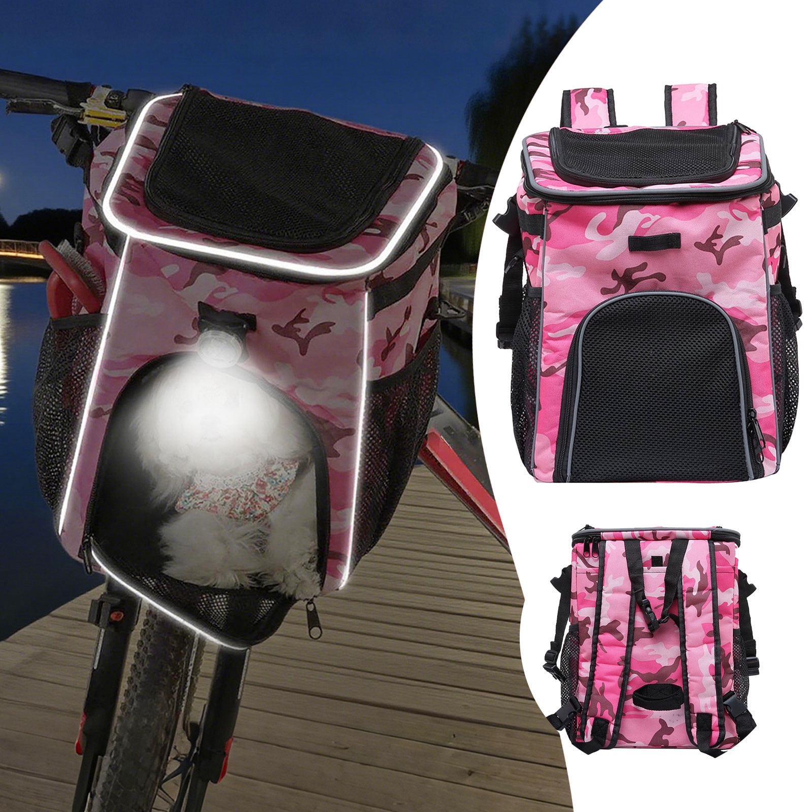 Dog Backpack Carrier with Sturdy Steel Frame - Airline Approved Pet Backpack for Small and Large Cats, Privacy-Focused & Breathable for Travel, Hiking, and Secret Adventures