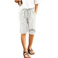 thumbnail image 4 of Shorts pour Tout-Petits Taille Élastique Unie Robe d'Été pour Filles 3-4 Ans Mode Filles, 4 of 4