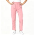 thumbnail image 5 of Dagugfen Womens Scrub Pants Elastic Waist Breathable Straight Leg Full Length Pants Workwear Uniform Pants with Pockets, 5 of 7