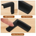 thumbnail image 4 of Table Corner Protectors, 8 Pack 55x24x8mm - Rubber Foam Furniture Table Desk Edge Cover Pads Protectors (White), 4 of 6