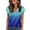 Mint Green#9527, variant on CONZONE Womens Summer T-Shirts Short Sleeve Satin T Shirts for Women Casual V Neck Gradient Color Lightweight Tees Soft Cozy Dailywear
