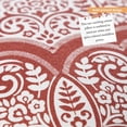 thumbnail image 5 of Indigo Ink – Almohada decorativa para sofá o cama, medallón bohemio para decoración del hogar, almohada de 20.0 x 20.0 in (colección Panther Ginger Spice), 5 of 5