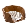 thumbnail image 3 of BELOVING Dog Potty Pad Durable Open Top Entry Dog Litter Pan Pet Training Pads Holder Coffee, 3 of 10