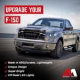 thumbnail image 3 of AMERICAN MODIFIED Front Armor Grille Compatible with 2009-2014 Ford F150, Glossy Black, 3 of 9