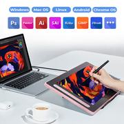 XPPen Artist 16 2nd Gen Graphic Tablet with 15.4 inch FHD Screen, 94% Adobe RGB, X3 Smart Chip, Latest Art Drawing Pen Tablet with Display (Black)