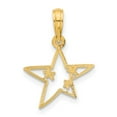 thumbnail image 3 of 14k Yellow Gold Polished Star in Stars Design Pendant, 3 of 4