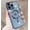 Light Blue, variant on Case for iPhone 14 Pro Max Case [Compatible with MagSafe] Camera Lens Protector Plating Luxury Cover for Women Men Clear Soft TPU Shockproof Protective Phone Case - Silver