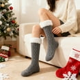 thumbnail image 5 of TRANSLINK Slipper Socks for Women with Gripper Winter Non Slip Thick Fuzzy Socks Warm Cozy Christmas Gift, 5 of 7