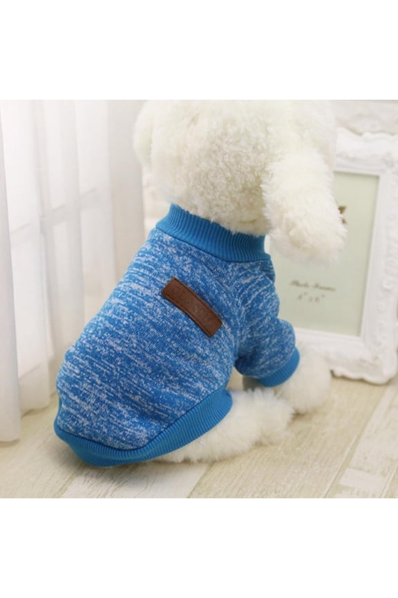 New Clothes For Pet Dogs Soft Comfortable Autumn Winter Wram Fashion Classic Woolen Sweater Dog's Clothes 6 Color