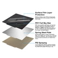 thumbnail image 4 of 3D Printer Build Plate, Strong Adhesion PEI Coating 3D Printer Bed Flexible 350x350mm  for DIY Projects, 4 of 7