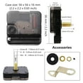 thumbnail image 2 of Clock Mechanism Kit Battery Powered,Quartz Clock Movement Replacement,Wall Clock Parts Motor Replacement DIY Repair Part, 2 of 6